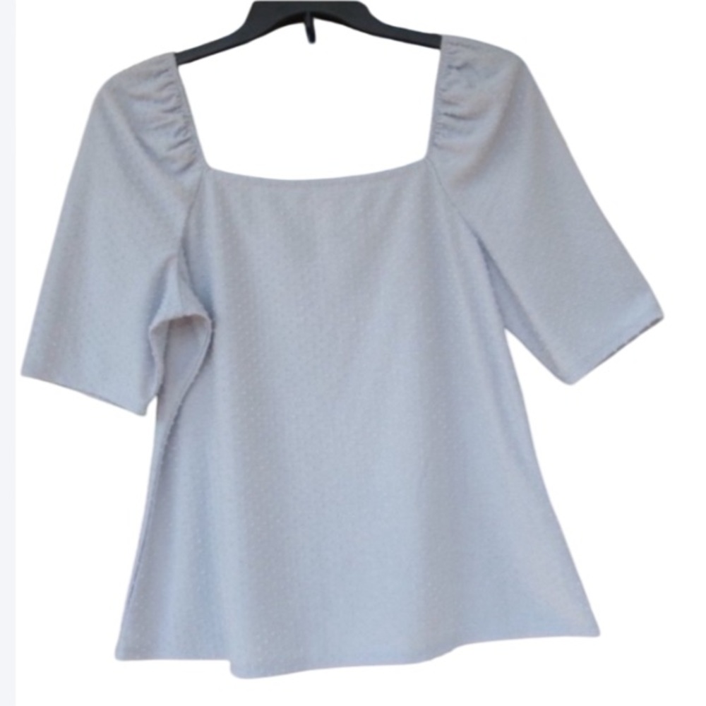 LC Lauren Conrad blouse with polka dot texture XXL